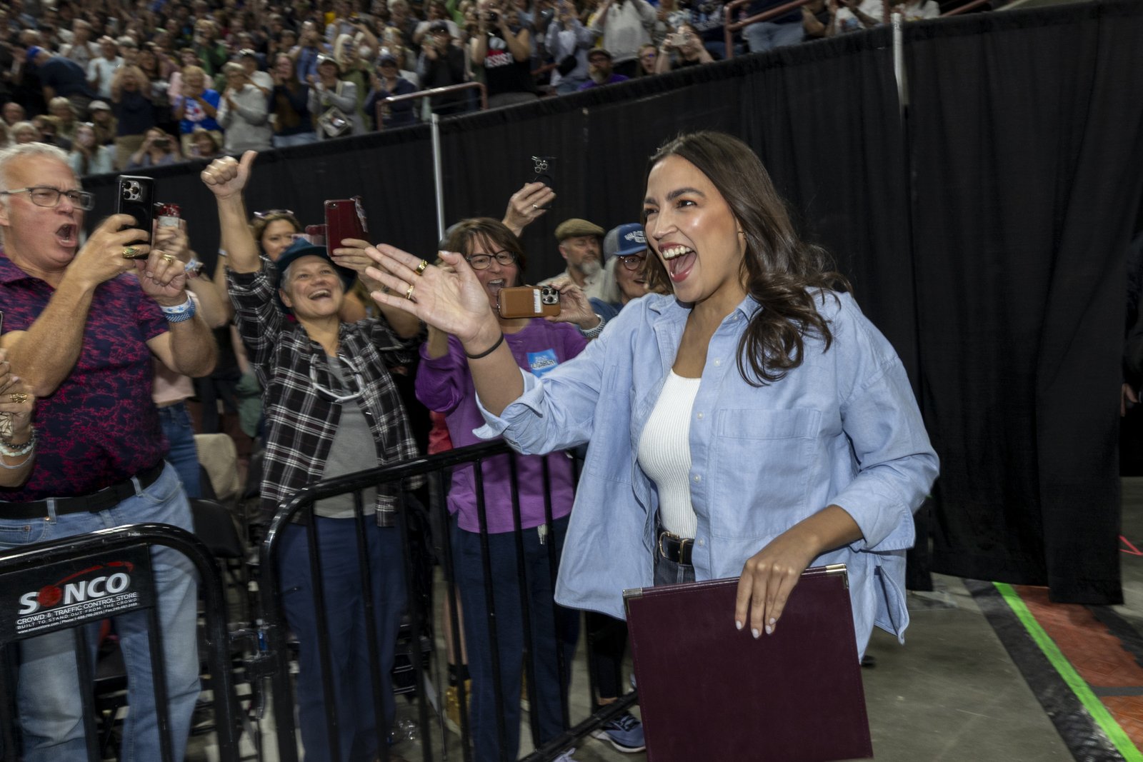 AOC POSITIVELY POSITIVELY BY MOST USE THROUGH AND HARRIS-POLL