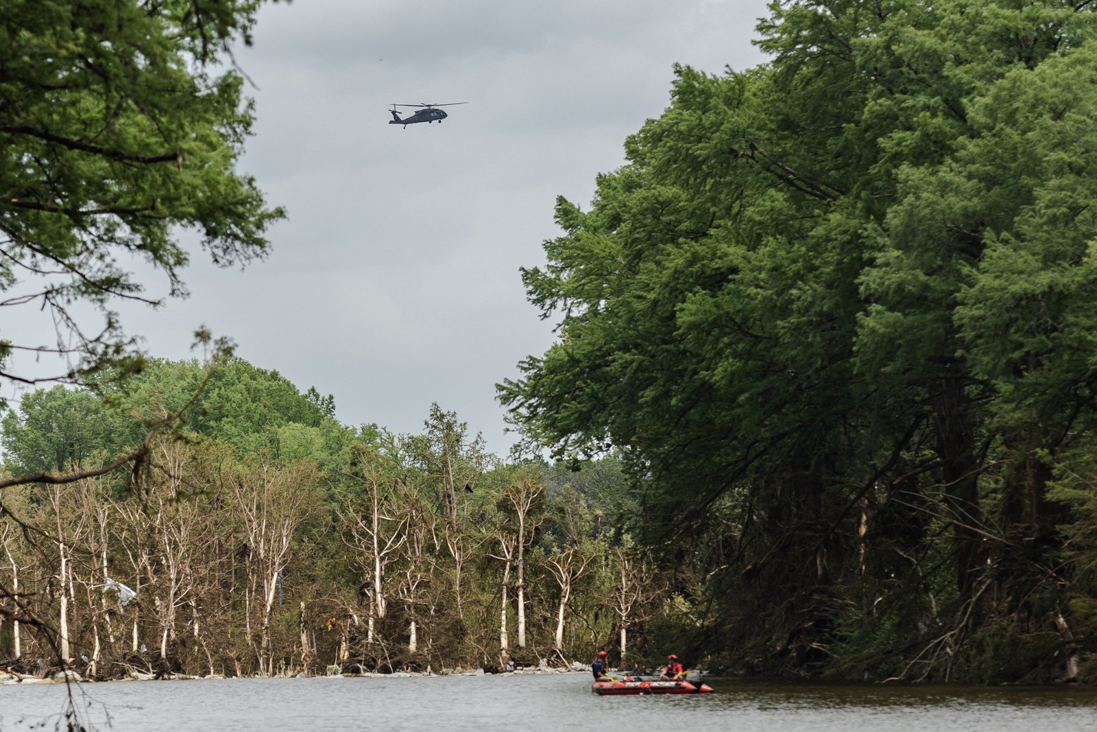 Texas Floods: Drone, Helicopter Collising search Amid and salvation, the city says