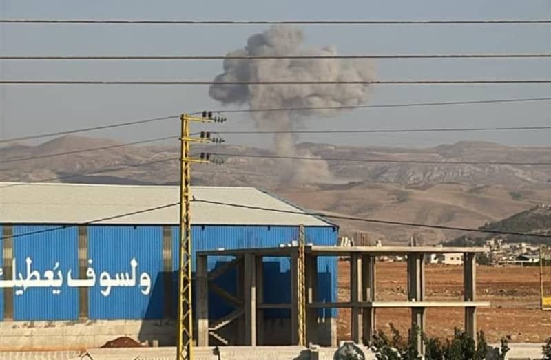 Idf bombing blumking hezbollah from the base rebuild of the upper accuracy basis