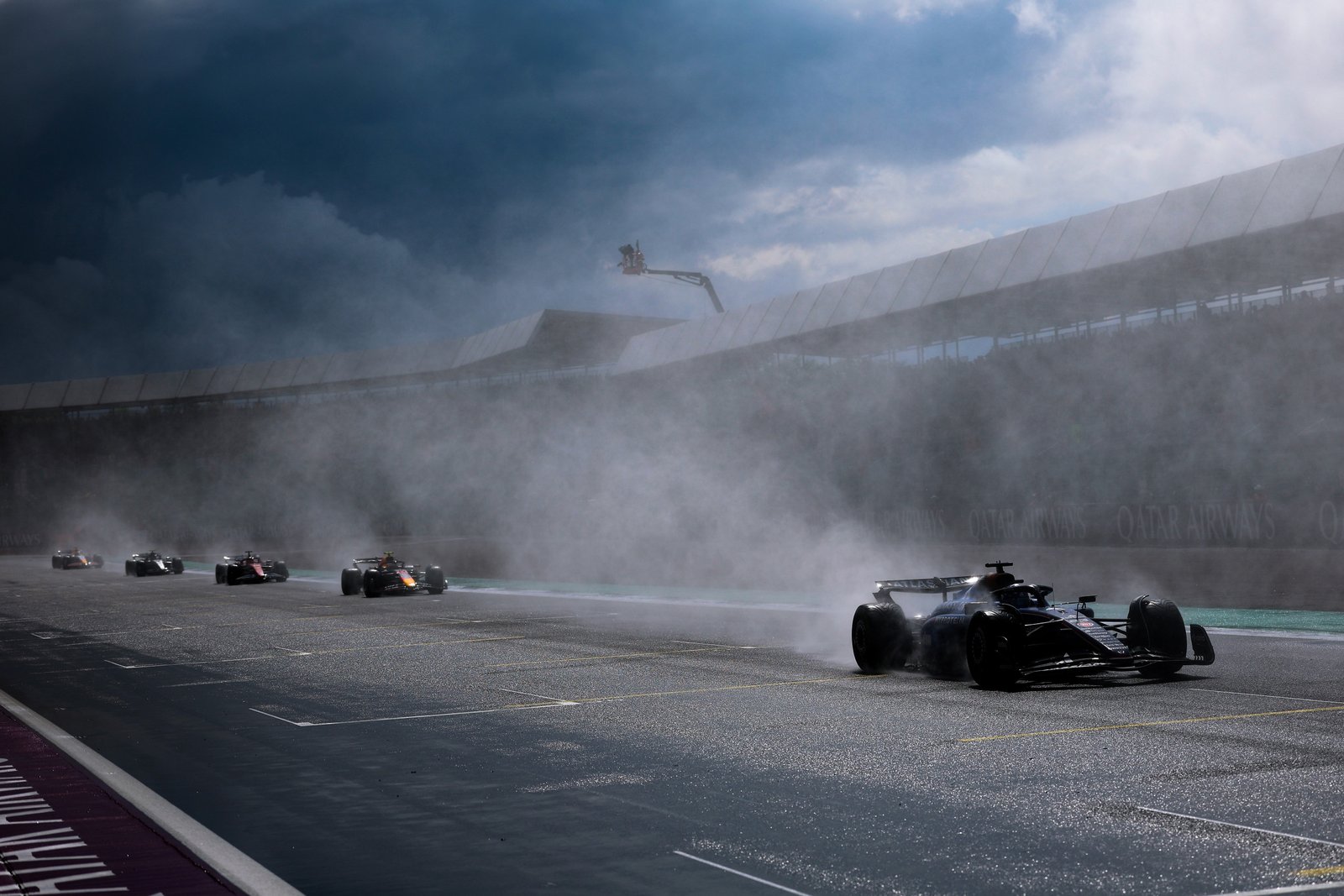 Albon exposes the hard truth on F1 Wet F1 tires that make drivers "