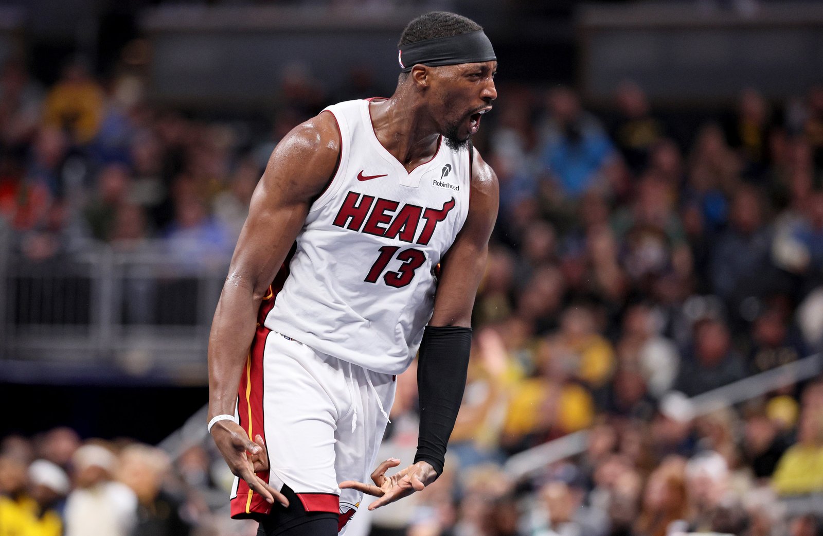 The originated heat to make Adebayo's movement
