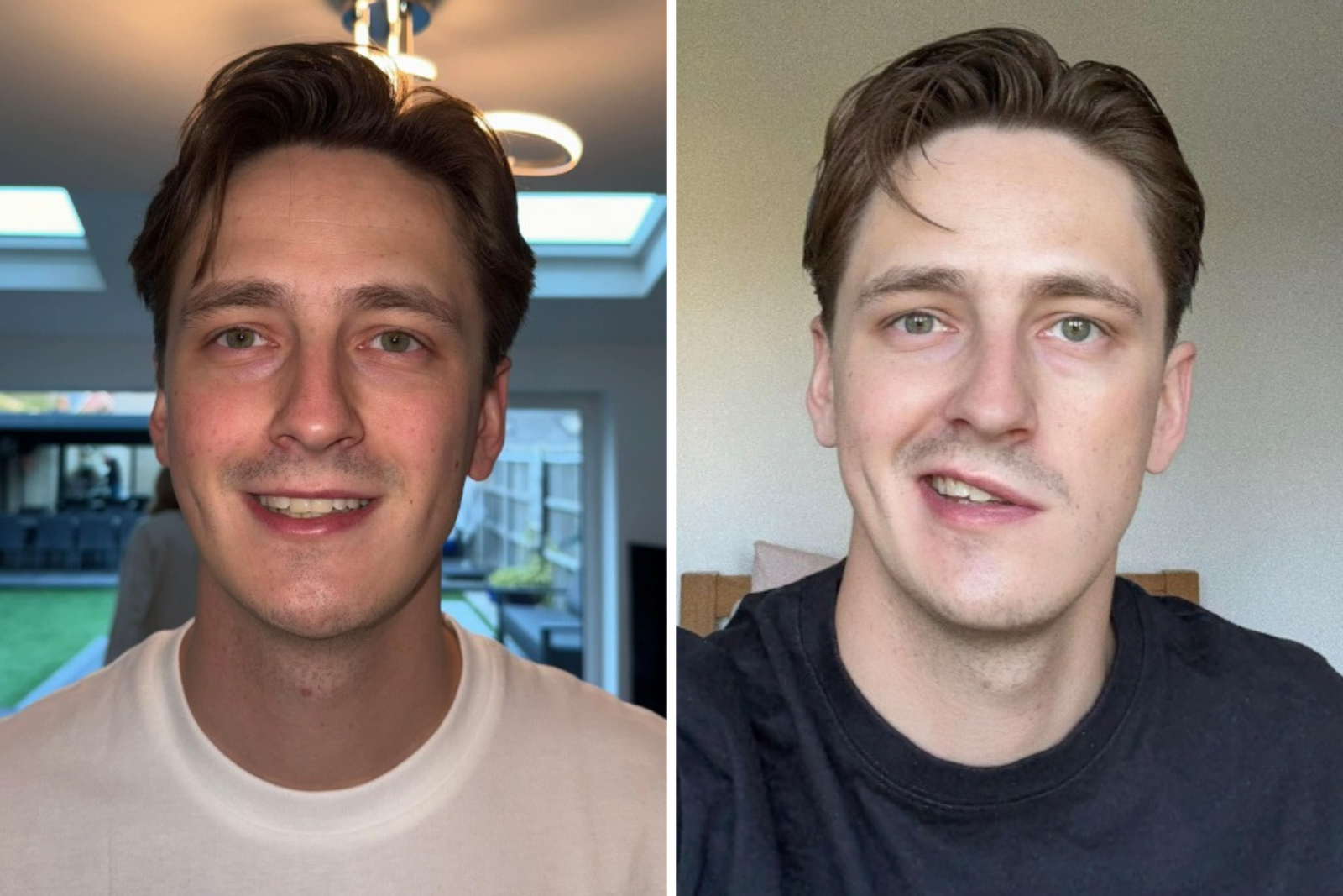 Man is going to sleep, if you wake up with one "half paralyzed"