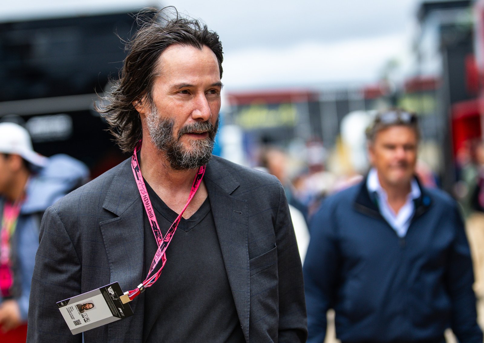 Keanu Reeves makes the British GP appearance after huge Cadillach news