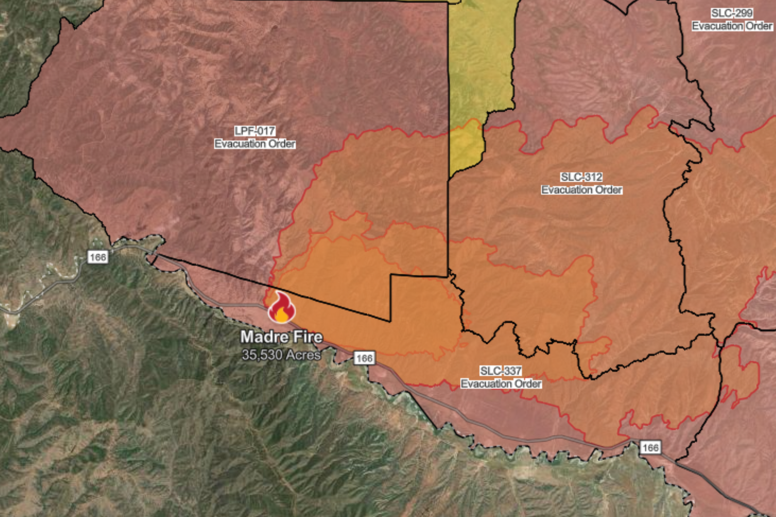 Fire Fire map: California Wildfire has elpulfed 35,000 hectares in 24 hours