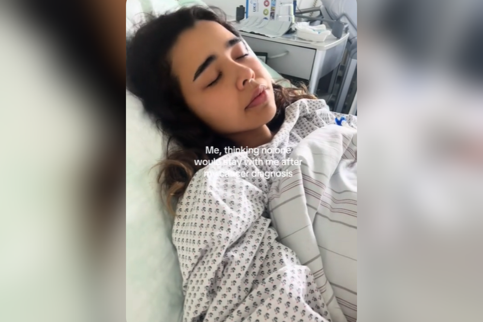 The woman has sick throat while pregnant, then comes the shock diagnosis