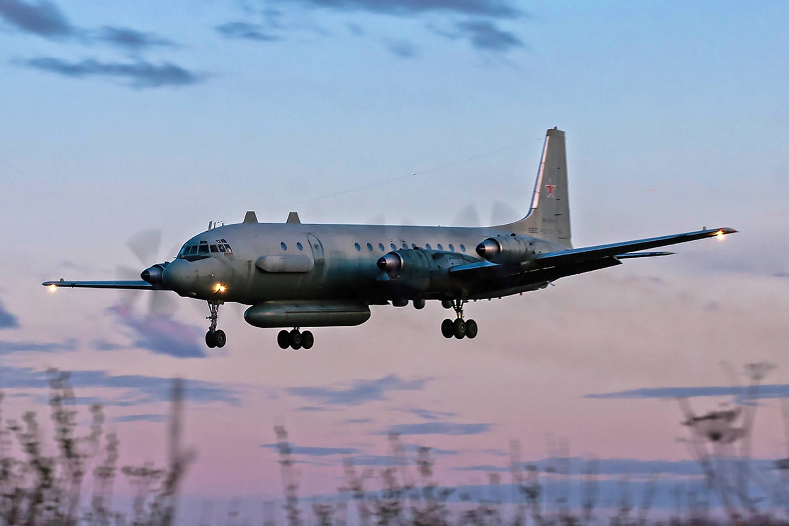 The Russian Spy Aircraft detected out of the coast of us allies