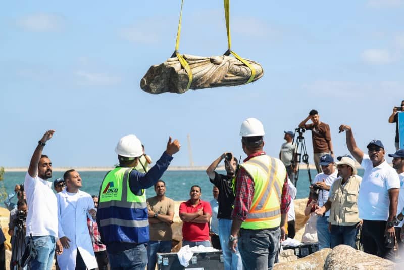 Egypt retrieve new summered artefacts in the Mediterranean