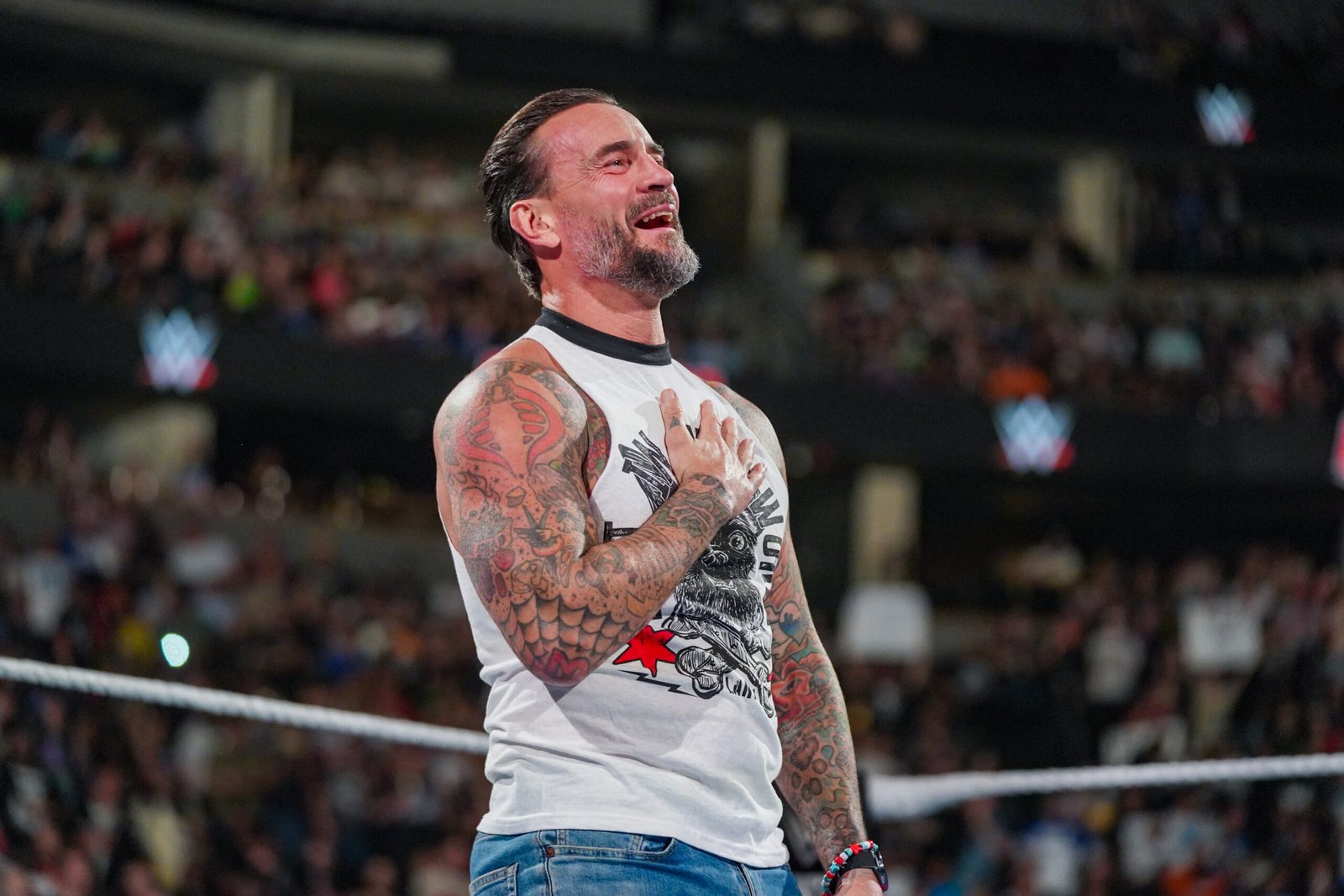 WWE Star CM Punk reacts to potential AJ Lee returned after Clash in Paris